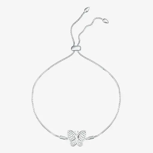 Butterfly-Touch-srebrna-narukvica_Charm-Silver